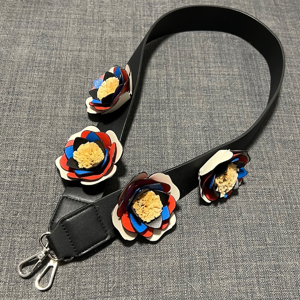 Zara Flowers Wide Strap (Like New)